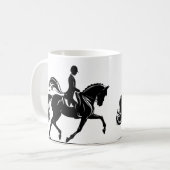 Paardrijden Ruiter Paard Mok (Voorkant links)