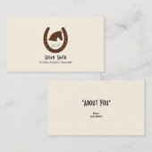 Paardrijden Visitekaartje (Voorkant / Achterkant)