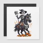 Paardrijder van Skeletpaard (Voorkant / Achterkant)