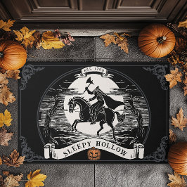 Paardrijder zonder Hoofd Slaapholte Halloween  Deurmat