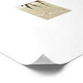 Paardrijders op het strand 1892 poster (Hoek)