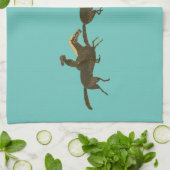 Paardrijders Theedoek (Gevouwen)