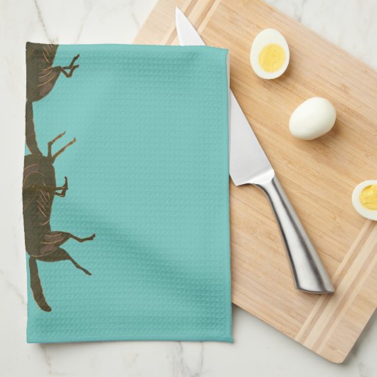 Paardrijders Theedoek (Quarter Fold)