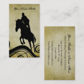 Paardrijinstructeur of Stabiel Visitekaartje (Voorkant / Achterkant)