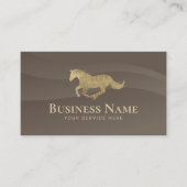 Paardrijinstructeur Pony Club Brown Equine Visitekaartje (Voorkant)