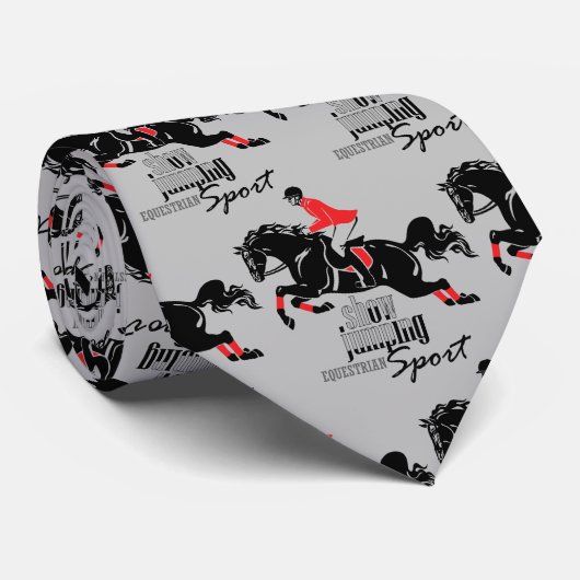 paardrijkskundig show stropdas (Opgerold)