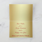 Paardrijlaarzen Paard Vrolijke Kerst Kaart (Binnen)