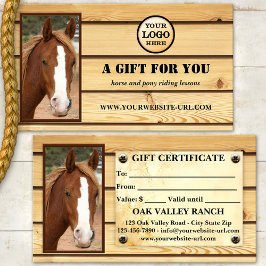 Paardrijlessen Foto Cadeaubon Kortingskaartje