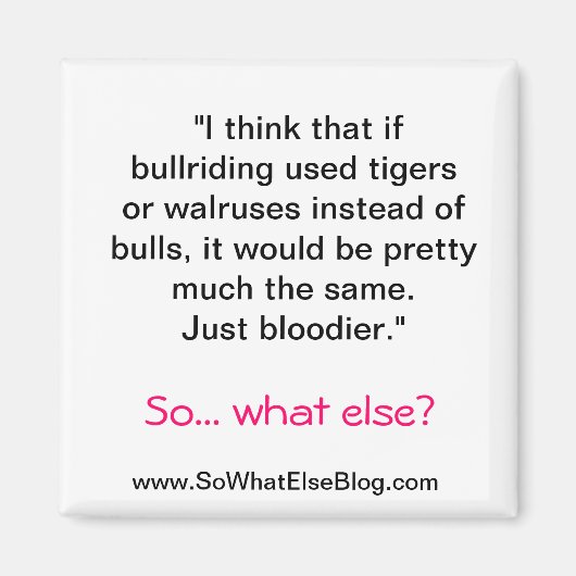 paardrijmagneet magneet (Voorkant)