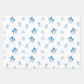 paardrijpatroon inpakpapier vel (Voorkant 3)