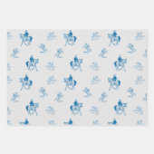 paardrijpatroon inpakpapier vel (Voorkant)