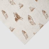  paardrijpatroon tissuepapier (Detail)