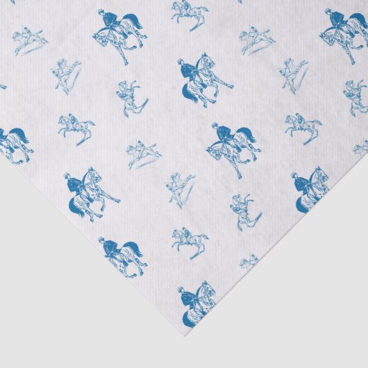 paardrijpatroon tissuepapier (Detail)