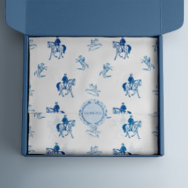 paardrijpatroon tissuepapier