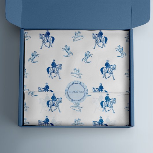 paardrijpatroon tissuepapier