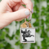 Paardrijsbeeldje van Alexander de Grote Sleutelhanger (Hand)