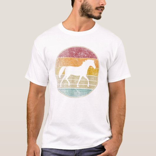 Paardrijsrust Equestrian Girl  nood T-shirt (Voorkant)