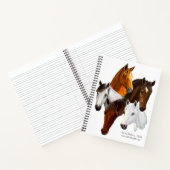 Paardrijsspiraallaptop Notitieboek (Binnen)