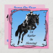 Paardschokken die ik eerder zou laten zien! Paarde Kaart (Voorkant / Achterkant)