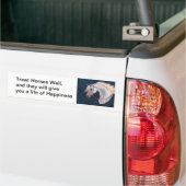 Paardse Bumpersticker van geluk (Op Truck)