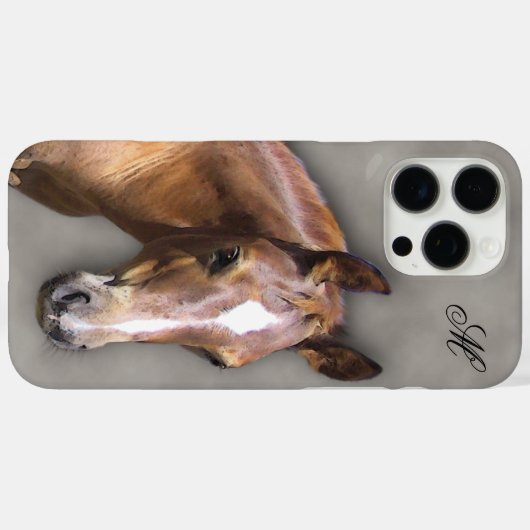 Paardse iPhone draagtas Case-Mate iPhone Case (Achterkant (horizontaal))