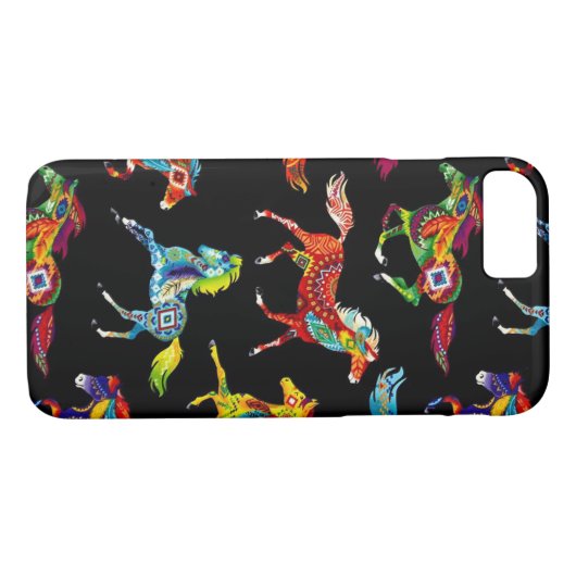 Paardse iPhone draagtas Case-Mate iPhone Case (Achterkant (Horizontaal))