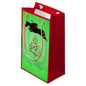 Paardse kerst klein cadeauzakje (Voorkant Gekanteld)