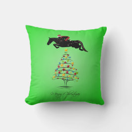 Paardse kerst kussen