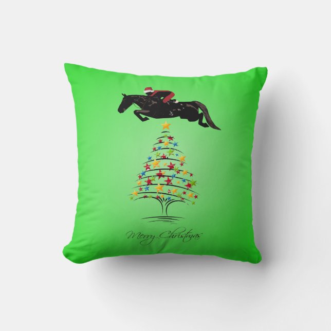 Paardse kerst kussen (Voorkant)
