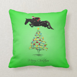 Paardse kerst kussen