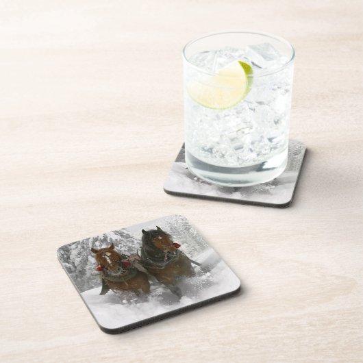 paardse kerst onderzetter (Rechterzijde)