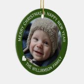 Paardse kerstboom keramisch ornament (Rechts)