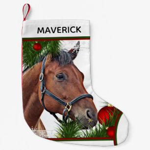 Paardse kerstvirustsport paardenkoestenpaard Cute  Kleine Kerstsok