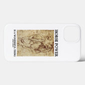 Paardse kracht is een wonderlijk ding van Leonardo Case-Mate iPhone Case (Achterkant (horizontaal))