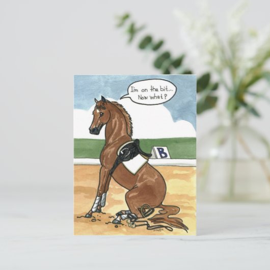 Paardse kunst op het BIT Briefkaart (Staand voorkant)