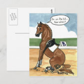 Paardse kunst op het BIT Briefkaart (Voorkant / Achterkant)