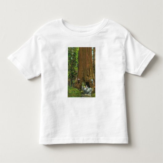 Paardse lading onder een reuzenroodbaars kinder shirts (Voorkant)