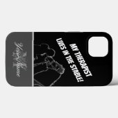 Paardse liefhebbers: Mijn therapeut leeft in de st Case-Mate iPhone Case (Achterkant (horizontaal))