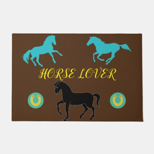Paardse Lover Doormat. Doormat Deurmat (Voorkant)
