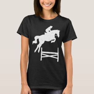 Paardse Show Jump Front Equestrian Showspring Comp T-shirt