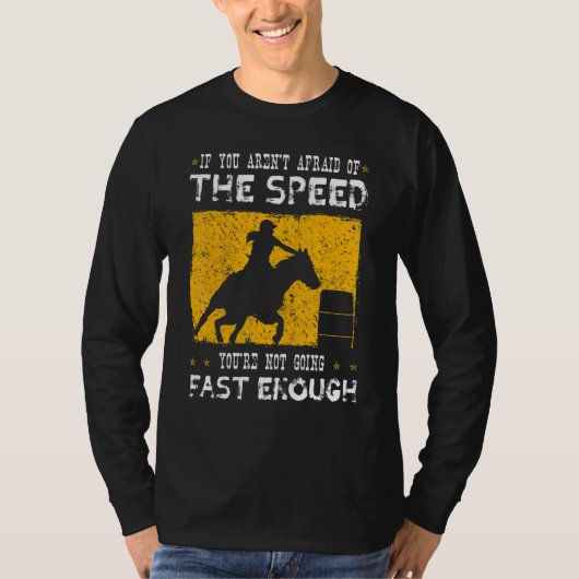 Paardse Show Speed Equestrian Jockey Showspring Co T-shirt (Voorkant)
