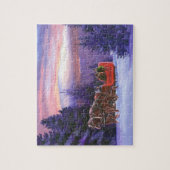 Paardse slee Ride Puzzle Legpuzzel (Verticaal)