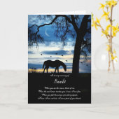 Paardse sympathie prachtig — Aangepaste naam Spiri Kaart (Gele Bloem)