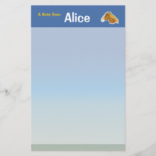 Paardserij Briefpapier (Voorkant)