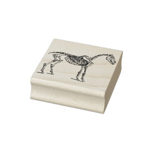 paardskeletzegel rubberstempel
