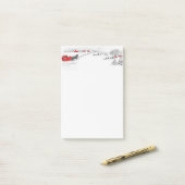 Paardslee Ride Kerstlijst Vakantie Post-it® Notes (Op bureau)