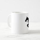 paardspringpictogram koffiemok (Voorkant links)