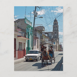 Paardtaxi Briefkaart