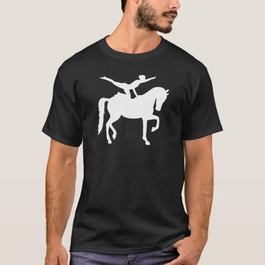 Paardvoltigeuse T-shirt (Voorkant)