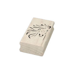 paardzegel rubberstempel